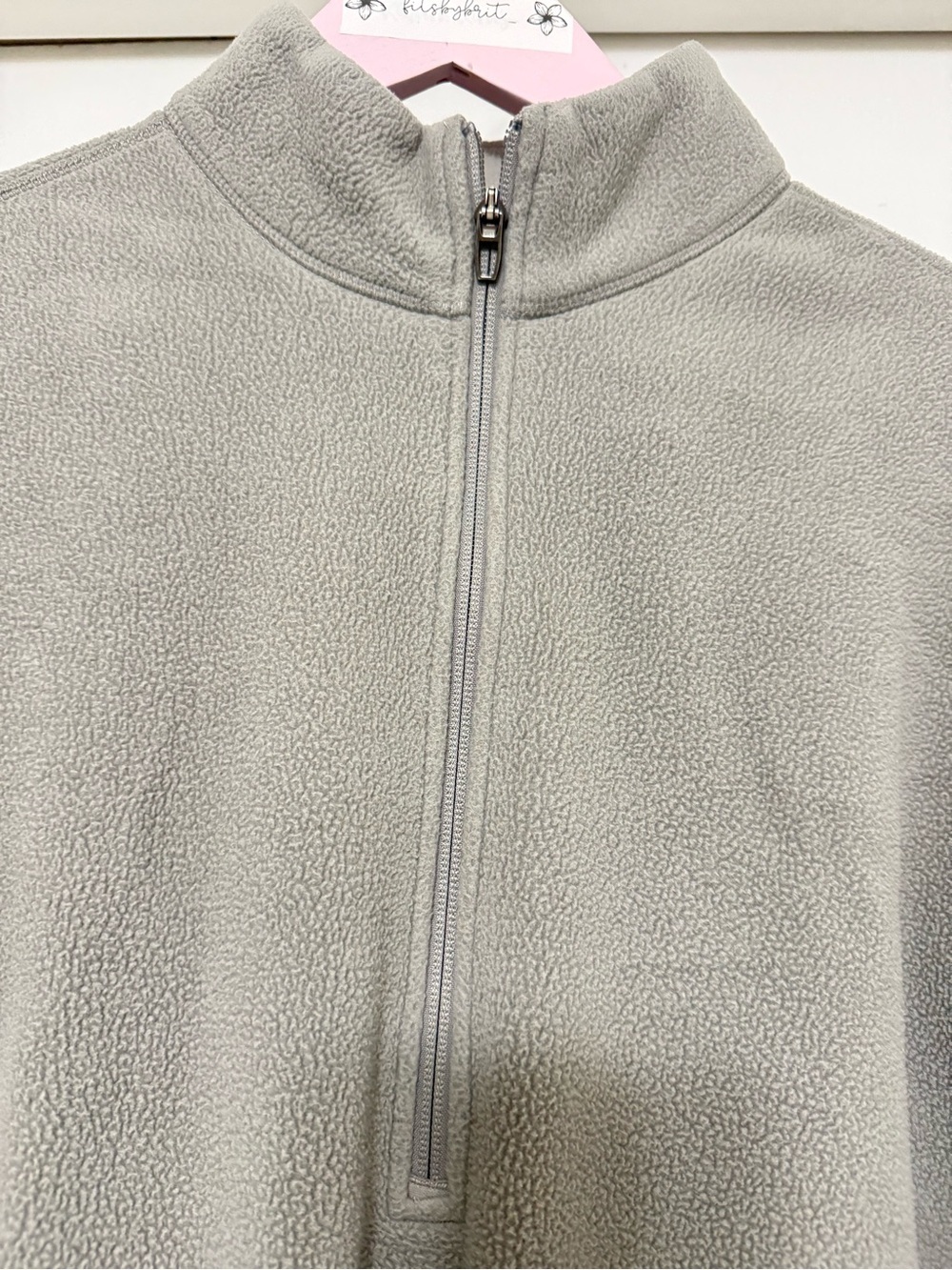 Lululemon Men’s Oversized-Fit Fleece Half Zip | Gull Grey | S - Picture 3 of 5